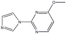 2-IMIDAZOL-1-YL-4-METHOXY-PYRIMIDINE Struktur