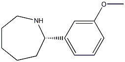 (S)-2-(3-METHOXYPHENYL)AZEPANE Struktur