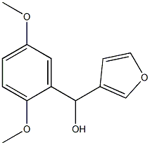 2,5-DIMETHOXYPHENYL-(3-FURYL)METHANOL Struktur