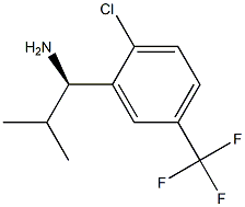 (1R)-1-[2-CHLORO-5-(TRIFLUOROMETHYL)PHENYL]-2-METHYLPROPYLAMINE Struktur