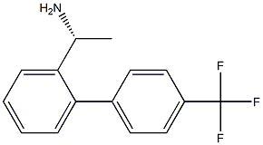 (1R)-1-(2-[4-(TRIFLUOROMETHYL)PHENYL]PHENYL)ETHYLAMINE Struktur