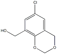 (6-CHLORO-4H-1,3-BENZODIOXIN-8-YL)METHANOL Struktur