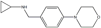 (1S)CYCLOPROPYL(4-MORPHOLIN-4-YLPHENYL)METHYLAMINE Struktur