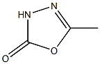 5-METHYL-3H-[1,3,4]OXADIAZOL-2-ONE Struktur