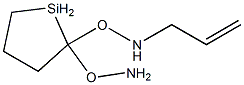 N-ALLYL-AZA-2,2-DIMETHOXYSILACYCLOPENTANE Struktur