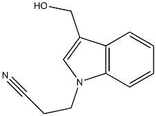 3-[3-(HYDROXYMETHYL)-1H-INDOL-1-YL]PROPANENITRILE Struktur