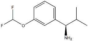 (1R)-1-[3-(DIFLUOROMETHOXY)PHENYL]-2-METHYLPROPYLAMINE Struktur