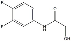 N-(3,4-DIFLUOROPHENYL)-2-HYDROXYACETAMIDE Struktur