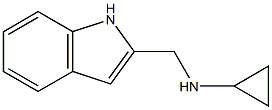 CYCLOPROPYL-(1H-INDOL-2-YLMETHYL)-AMINE Struktur