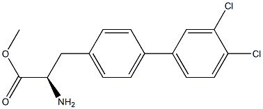 METHYL (2R)-2-AMINO-3-[4-(3,4-DICHLOROPHENYL)PHENYL]PROPANOATE Struktur