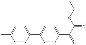 ETHYL 4-(4-METHYLPHENYL)BENZOYLFORMATE Struktur