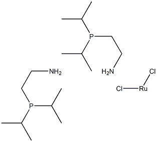 DICHLOROBIS[2-(DI-I-PROPYLPHOSPHINO)ETHYLAMINE]RUTHENIUM (II) Struktur