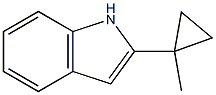 2-(1-METHYL-CYCLOPROPYL)-1H-INDOLE Struktur