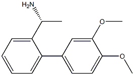 (1R)-1-[2-(3,4-DIMETHOXYPHENYL)PHENYL]ETHYLAMINE Struktur