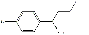 (1S)-1-(4-CHLOROPHENYL)PENTYLAMINE Struktur