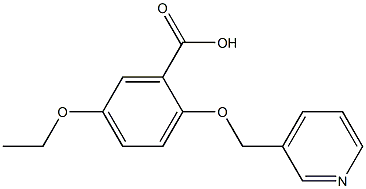 5-ETHOXY-2-(PYRIDIN-3-YLMETHOXY)BENZOIC ACID Struktur