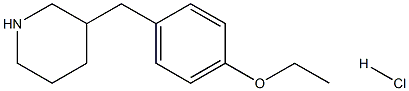 3-(4-ETHOXY-BENZYL)-PIPERIDINE HYDROCHLORIDE Struktur