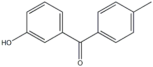 (3-HYDROXY-PHENYL)-P-TOLYL-METHANONE Struktur