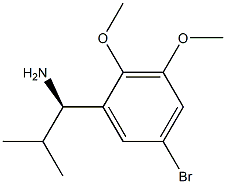 (1R)-1-(5-BROMO-2,3-DIMETHOXYPHENYL)-2-METHYLPROPYLAMINE Struktur