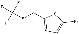 2-BROMO-5-([(TRIFLUOROMETHYL)THIO]METHYL)THIOPHENE Struktur