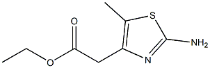 ETHYL 2-(2-AMINO-5-METHYL-1,3-THIAZOL-4-YL)ACETATE Struktur