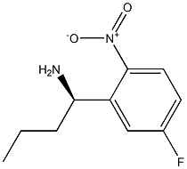 (1R)-1-(5-FLUORO-2-NITROPHENYL)BUTYLAMINE Struktur