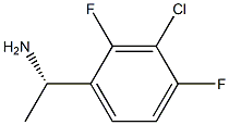 (1S)-1-(3-CHLORO-2,4-DIFLUOROPHENYL)ETHYLAMINE Struktur