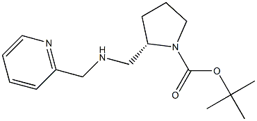 (S)-1-BOC-2-([(PYRIDIN-2-YLMETHYL)-AMINO]-METHYL)-PYRROLIDINE Struktur