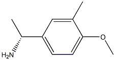 (1R)-1-(4-METHOXY-3-METHYLPHENYL)ETHYLAMINE Struktur