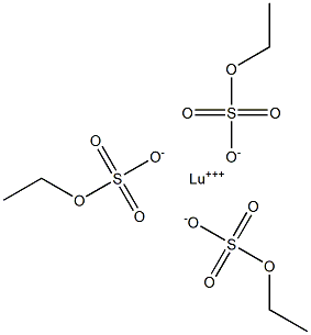 LUTETIUM ETHYLSULFATE Struktur