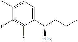 (1R)-1-(2,3-DIFLUORO-4-METHYLPHENYL)BUTYLAMINE Struktur