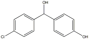 4-[(4-CHLOROPHENYL)(HYDROXY)METHYL]PHENOL Struktur