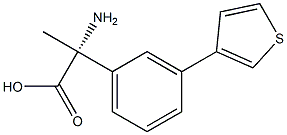 (2R)-2-AMINO-2-(3-(3-THIENYL)PHENYL)PROPANOIC ACID Struktur