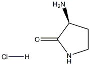 (S)-(-)-3-AMINOPYRROLIDIN-2-ONE HYDROCHLORIDE Struktur