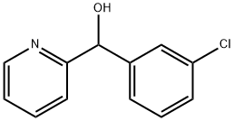 3-CHLOROPHENYL-(2-PYRIDYL)METHANOL Struktur