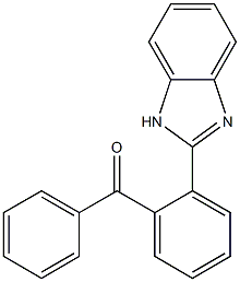 [2-(1H-BENZIMIDAZOL-2-YL)PHENYL](PHENYL)METHANONE Struktur