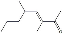 3,5-DIMETHYL-3-OCTEN-2-ONE Struktur