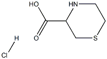 THIOMORPHOLINE-3-CARBOXYLIC ACID HYDROCHLORIDE Struktur