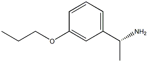 (1R)-1-(3-PROPOXYPHENYL)ETHYLAMINE Struktur