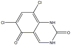 6,8-DICHLORO-2,5-(1H,3H)QUINAZOLEINEDIONE Struktur