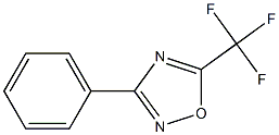 3-PHENYL-5-TRIFLUOROMETHYL-1,2,4-OXADIAZOLE Struktur