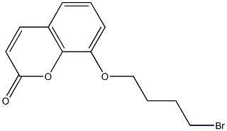 8-(4-BROMO-BUTOXY)-CHROMEN-2-ONE Struktur