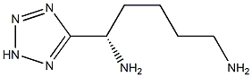 (1S)-1-(2H-TETRAZOL-5-YL)PENTANE-1,5-DIAMINE Struktur