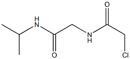 2-CHLORO-N-[2-(ISOPROPYLAMINO)-2-OXOETHYL]ACETAMIDE Struktur