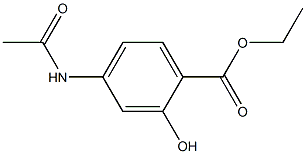 ETHYL 4-ACETAMIDO-2-HYDROXYBENZOATE Struktur