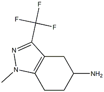 5-AMINO-4,5,6,7-TETRAHYDRO-1-METHYL-3-TRIFLUOROMETHYL-1H-INDAZOLE Struktur