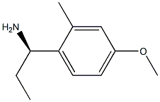 (1R)-1-(4-METHOXY-2-METHYLPHENYL)PROPYLAMINE Struktur