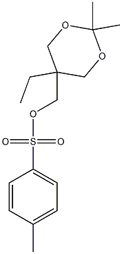 2,2-DIMETHYL-5-ETHYL-5-HYDROXYMETHYL-1,3-DIOXANE TOSYLATE Struktur