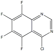 4-CHLORO-5,6,7,8-TETRAFLUORO-QUINAZOLINE Struktur