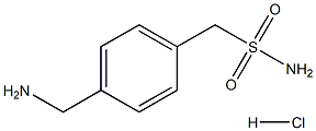 1-[4-(AMINOMETHYL)PHENYL]METHANESULFONAMIDE HYDROCHLORIDE Struktur